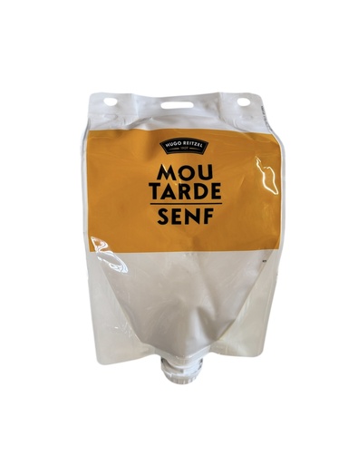 [30970] Moutarde mi-forte poche recharge Easy Bag 3Kg HUGO REITZEL