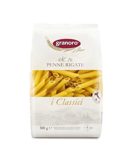 [30978] Penne rigate n26 sac 500g GRANORO