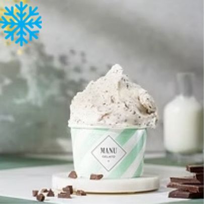 [50057] Glace stracciatella bac 2,5L MANU GELATO