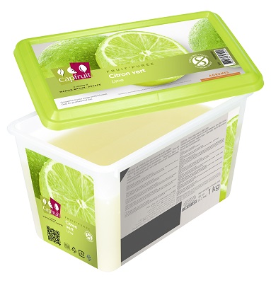 [50007] Puree de citrons verts bac 1Kg CAPFRUIT