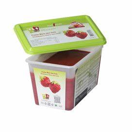 [50022] Puree de fraises Mara des bois bac 1Kg CAPFRUIT