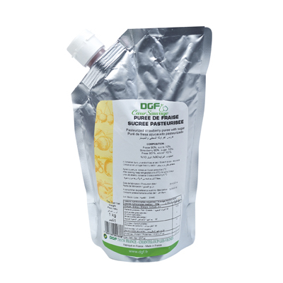 [31008] Puree de fraises UHT pch 1Kg DGF