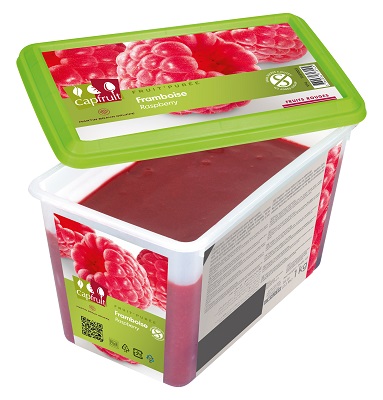 [50009] Puree de framboises bac 1Kg CAPFRUIT