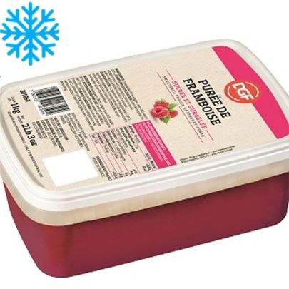[50039] Puree de framboises bac 1Kg DGF