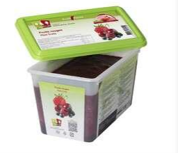 [50010] Puree de fruits rouges bac 1Kg CAPFRUIT