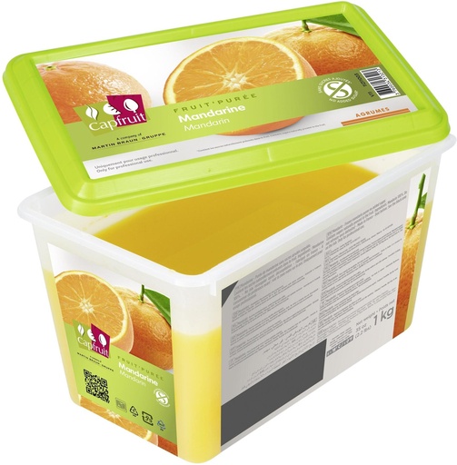 [50001] Puree de mandarines bac 1Kg CAPFRUIT