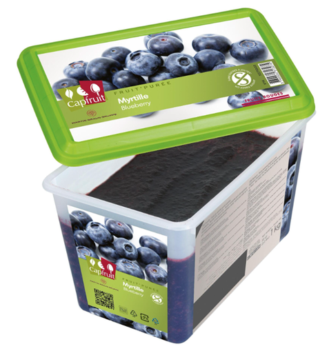 [50016] Puree de myrtilles bac 1Kg CAPFRUIT