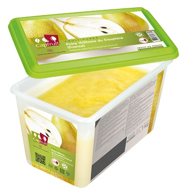 [50020] Puree de poires William bac 1Kg CAPFRUIT