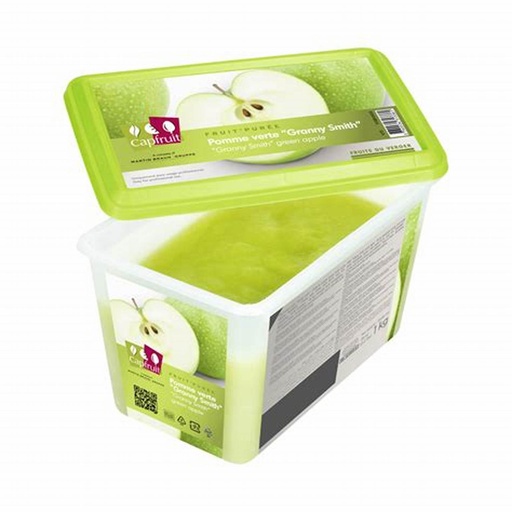 [50021] Puree de pommes vertes bac 1Kg CAPFRUIT