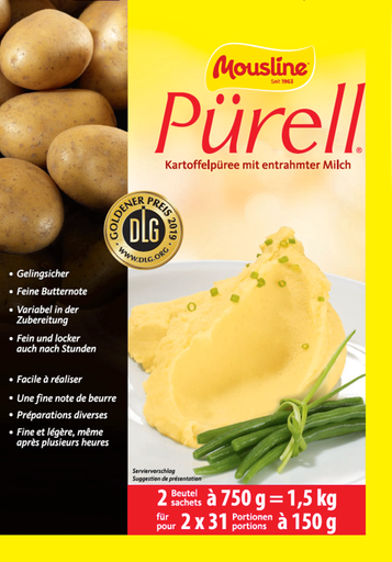 [31013] Puree de pommes de terre Purell bte 750g x2 MOUSLINE