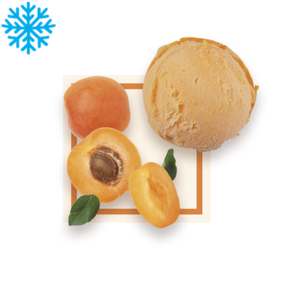 [50070] Sorbet abricot bac 2,5L GLACE DES ALPES