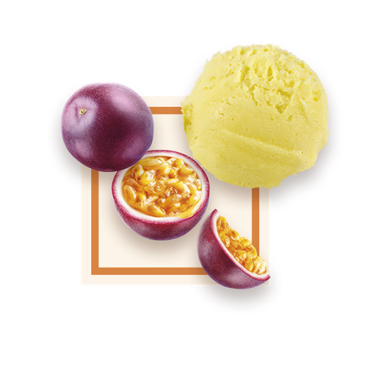[50071] Sorbet passion bac 2,5L GLACE DES ALPES