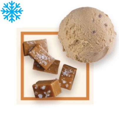 [50104] Glace caramel d'Isigny AOP bac 2,5L GLACE DES ALPES