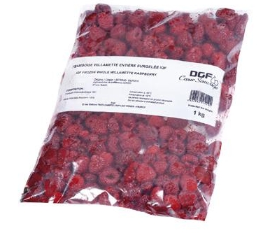 [50141] Framboises Williamette sac 1Kg x5 DGF