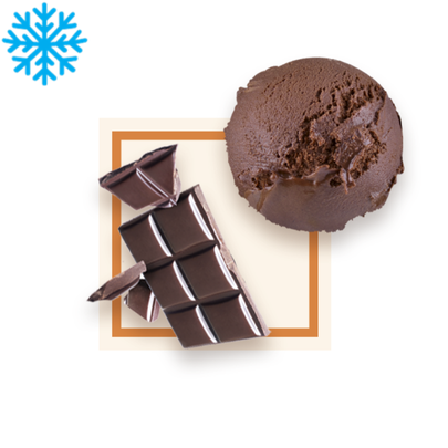 [50264] Glace chocolat au lait bac 2,5L GLACE DES ALPES
