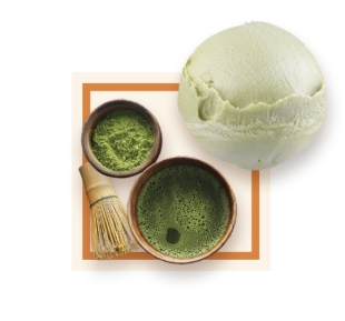 [50265] Glace the vert matcha bac 2,5L GLACE DES ALPES