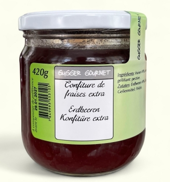 [31081] Confiture de fraises bcl 420g GUGGER GOURMET