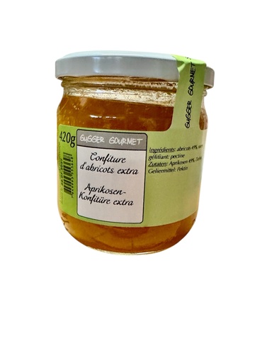 [31082] Confiture d'abricots bcl 420g GUGGER GOURMET