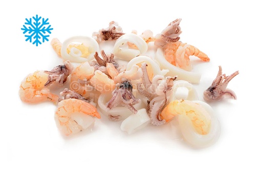 [50290] Cocktail / Melange de fruits de mer IQF sac 1Kg SILVERSTAR