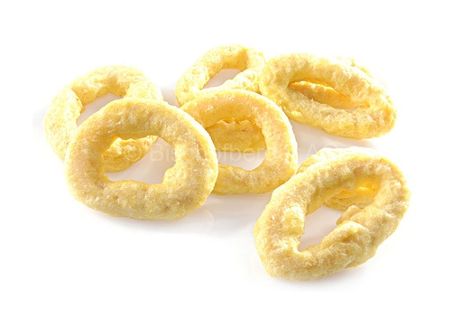 [50292] Anneaux de calamars a la romaine IQF sac 1Kg SILVERSTAR
