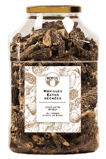 [31130] Morilles extra premium sechees a/tige sac 400g BORDE