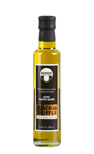 [31135] Huile d'olive extra vierge a la truffe noire btl 250mL BORDE