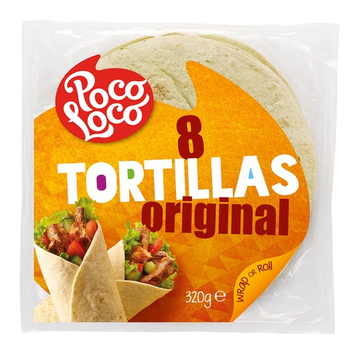 [31156] Wrap tortillas 20cm pqt 320g POCO LOCO