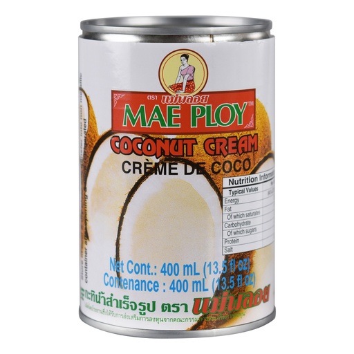 [31159] Creme de noix de coco bte 400mL MAE PLOY