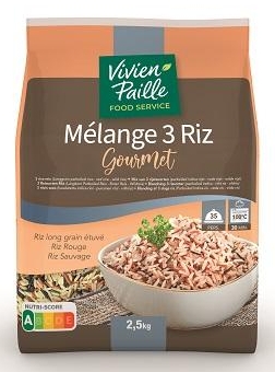 [31161] Melange trois riz gourmet sac 2,5Kg VIVIEN PAILLE