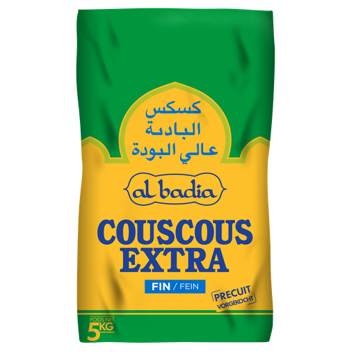[31182] Semoule couscous extra fine sac 5Kg AL BADIA