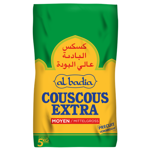 [31183] Semoule coucous extra moyenne sac 5Kg AL BADIA