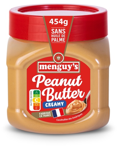 [31088] Beurre de cacahuete cremeux bcl 454g MENGUY'S