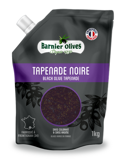 [31100] Tapenade d'olives noires pch 1Kg BARNIER